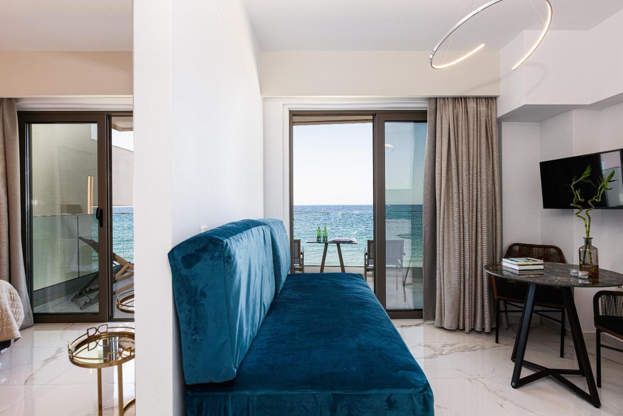 Deux Paradis, A Beachfront Retreat, By Thinkvilla Rethymno  ภายนอก รูปภาพ