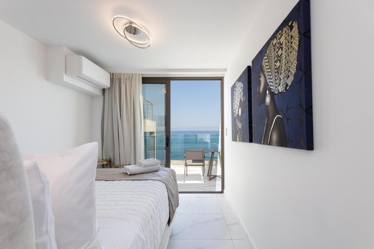 Deux Paradis, A Beachfront Retreat, By Thinkvilla Rethymno  ภายนอก รูปภาพ